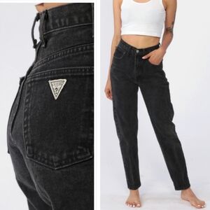 Vintage 90s Guess Mom Jeans high waisted tapered leg